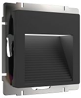 Встраиваемая LED подсветка без рамки Werkel W208 1Вт 4000К черный матовый картинка